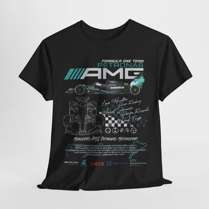Ultimate Mercedes AMG Petronas F1 Team T-Shirt: Bold Design for Racing Fans!