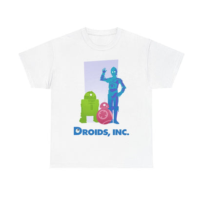 Galactic Droids Unite! Stylish Star Wars T-Shirt with R2-D2, BB-8 & C-3PO Art!