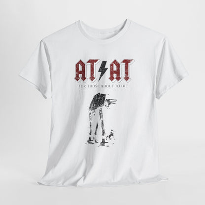 Epic Star Wars AT-AT Iconic Heavy Metal Logo T-Shirt Bold Vintage Graphic Style!
