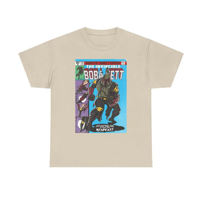 Epic Boba Fett T-shirt: Retro Comic Style, Bold Design, Star Wars Adventure Gear