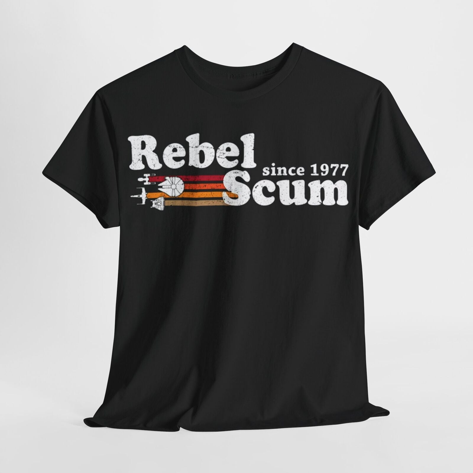 Epic Star Wars Rebel Scum T-Shirt: Vintage Style Graphic Design for Fans!