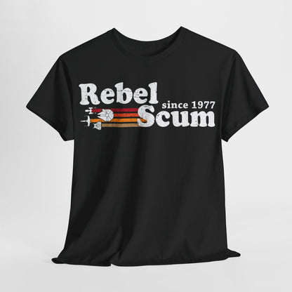 Epic Star Wars Rebel Scum T-Shirt: Vintage Style Graphic Design for Fans!