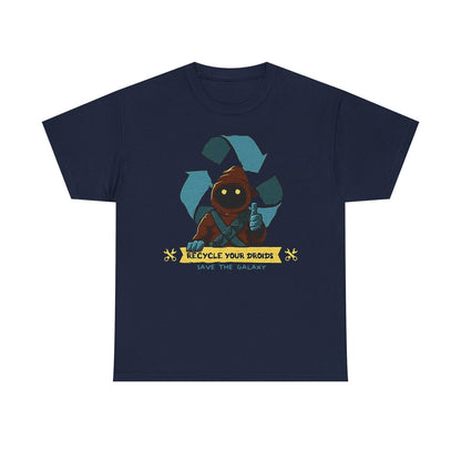 Galactic Jawa T-Shirt: Recycle Your Droids & Save the Galaxy in Style!