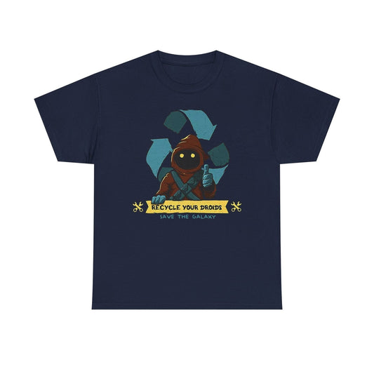 Galactic Jawa T-Shirt: Recycle Your Droids & Save the Galaxy in Style!