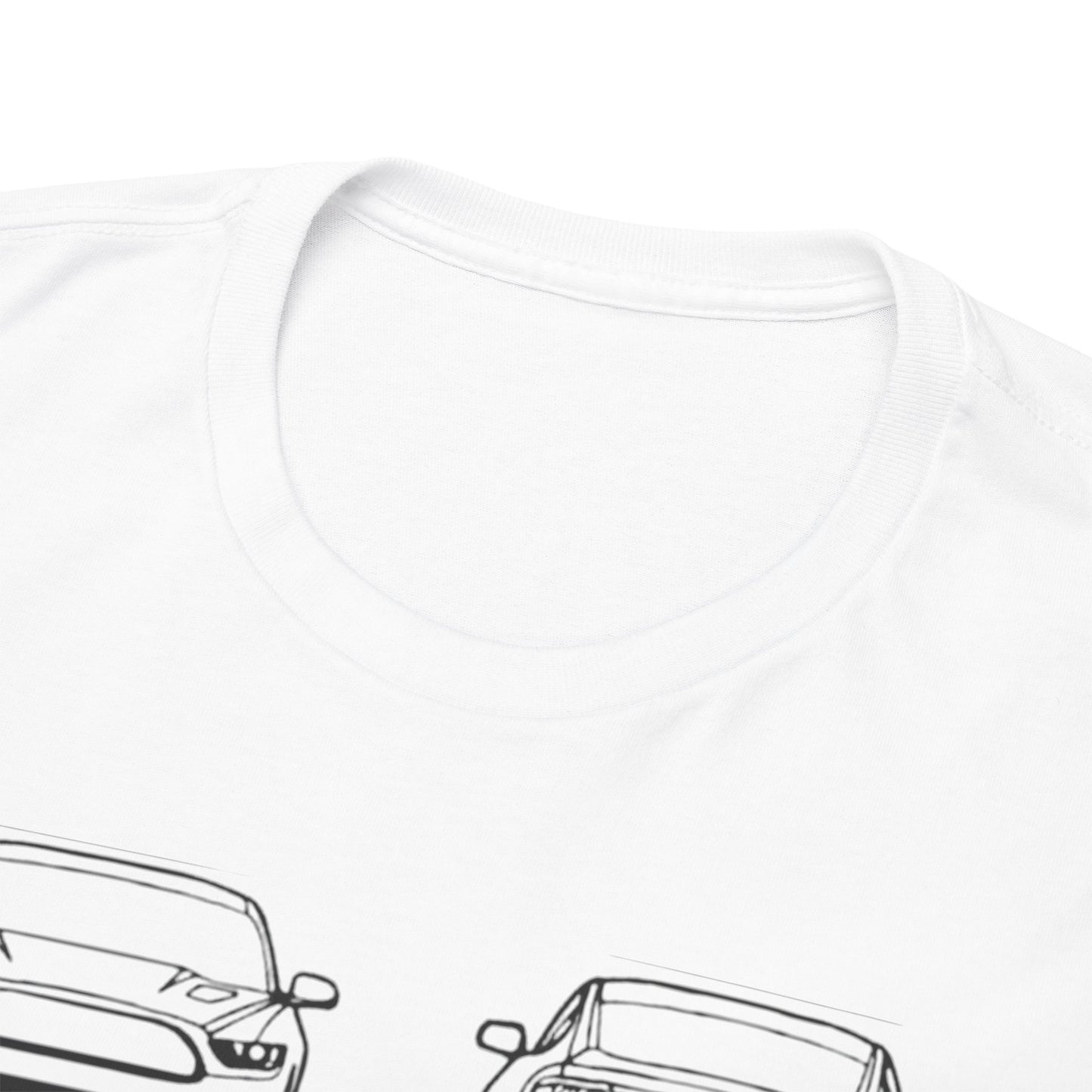 Ford Mustang GT T-Shirt Detailed Technical Drawing Automotive Design Mens Unisex