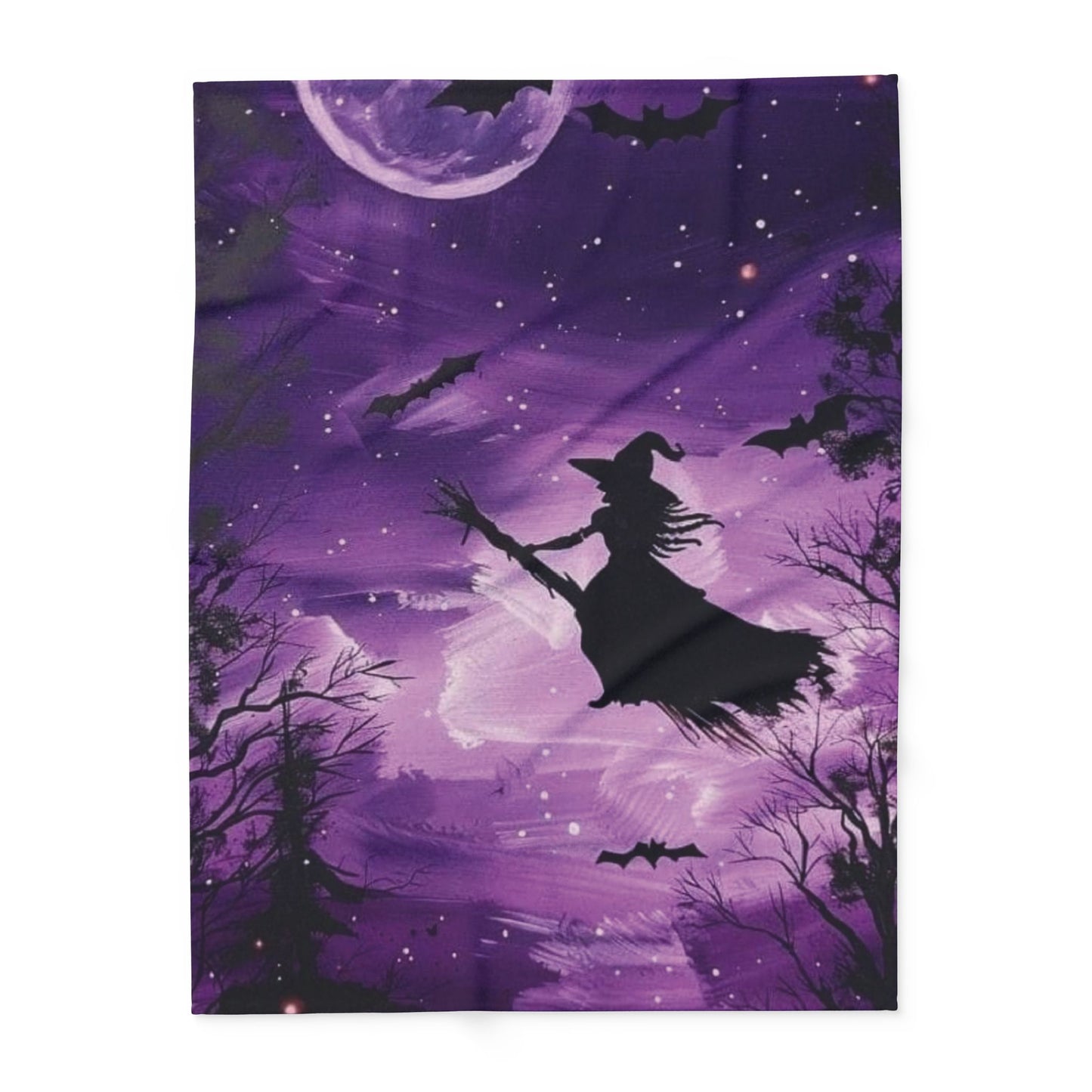 Decorative and Warm Halloween Spooky Arctic Fleece Blanket 3 Sizes