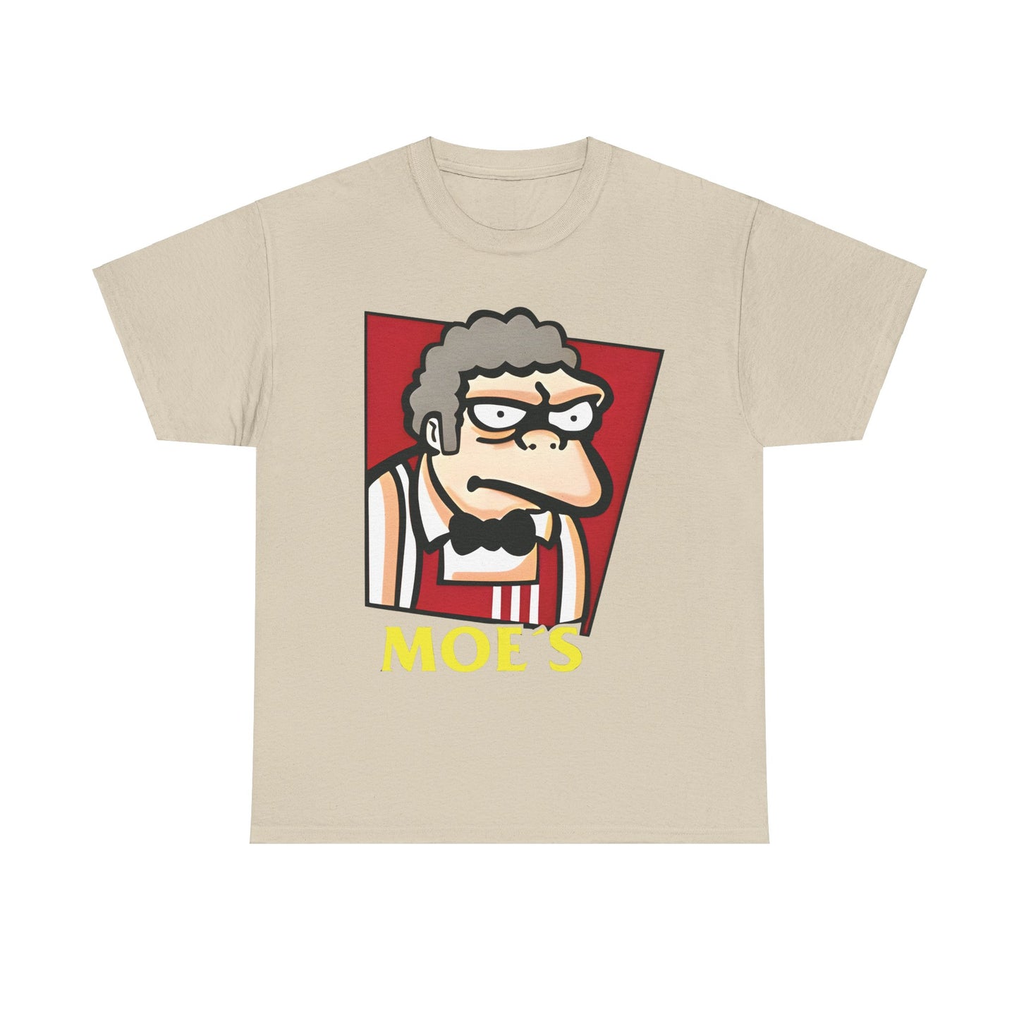 The Simpson´s Moe´s KFC Logo  Mashup Graphic T Shirt Tee