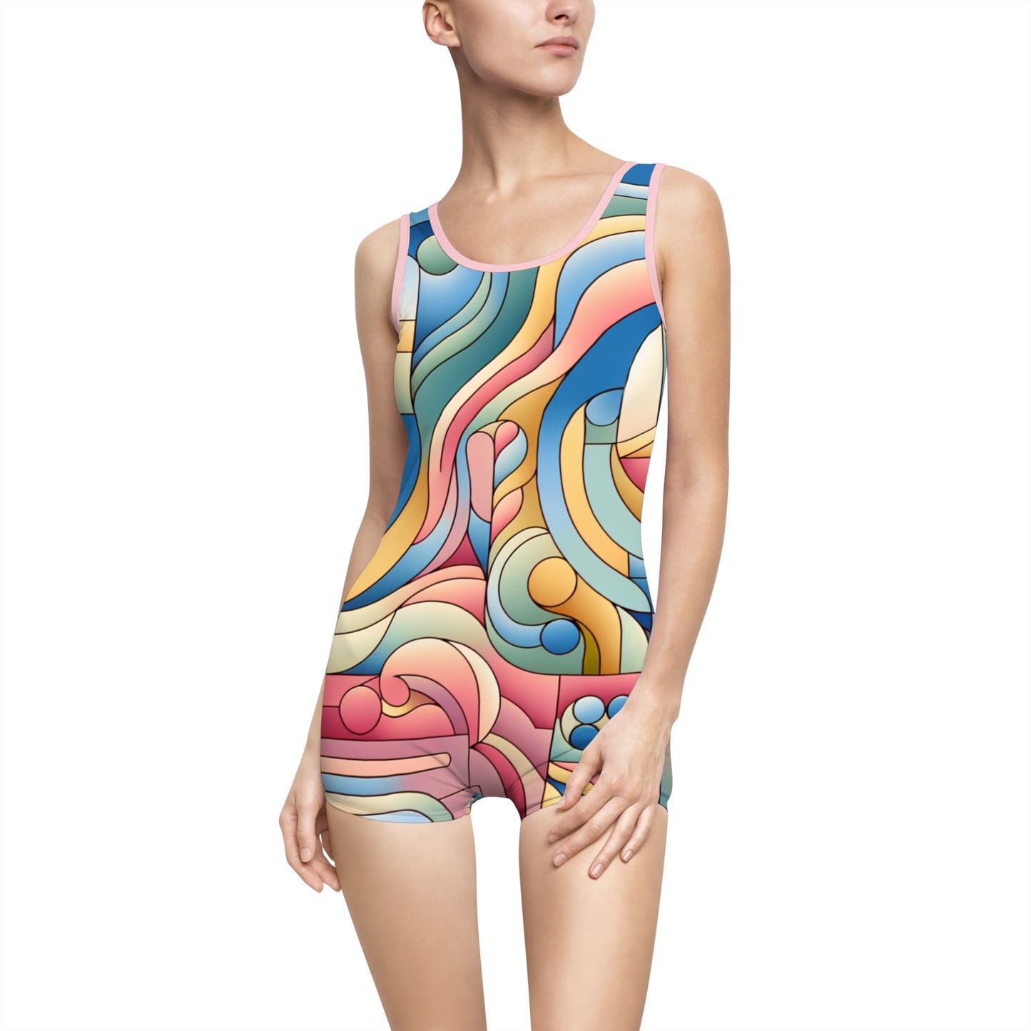 Energetic Move Women's Vintage Swimsuit