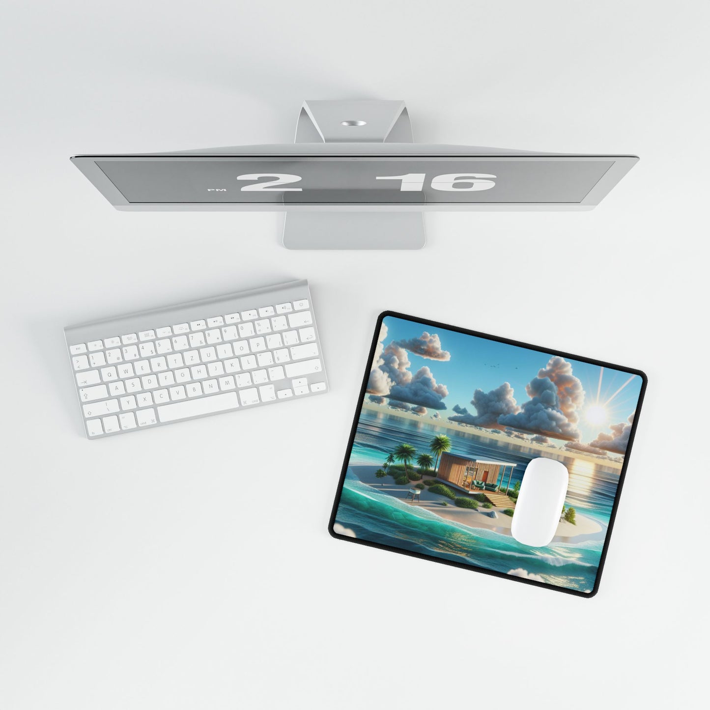 Sunbliss Palmtree Mirage- Desk | Mouse Mat 3 Sizes