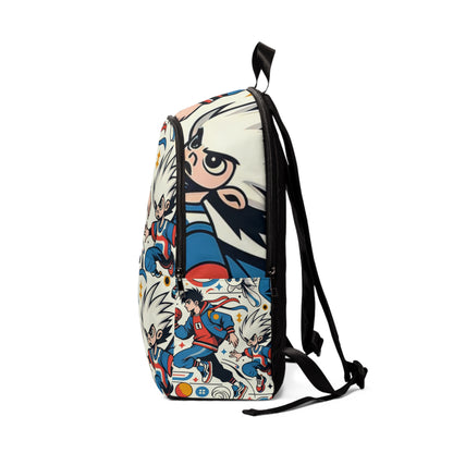 Interior view of the Contemporary Cartoon Fusion Backpack by Dazzling Dreams Studio showcasing ample storage and multiple compartments, ideal for organised daily adventures.