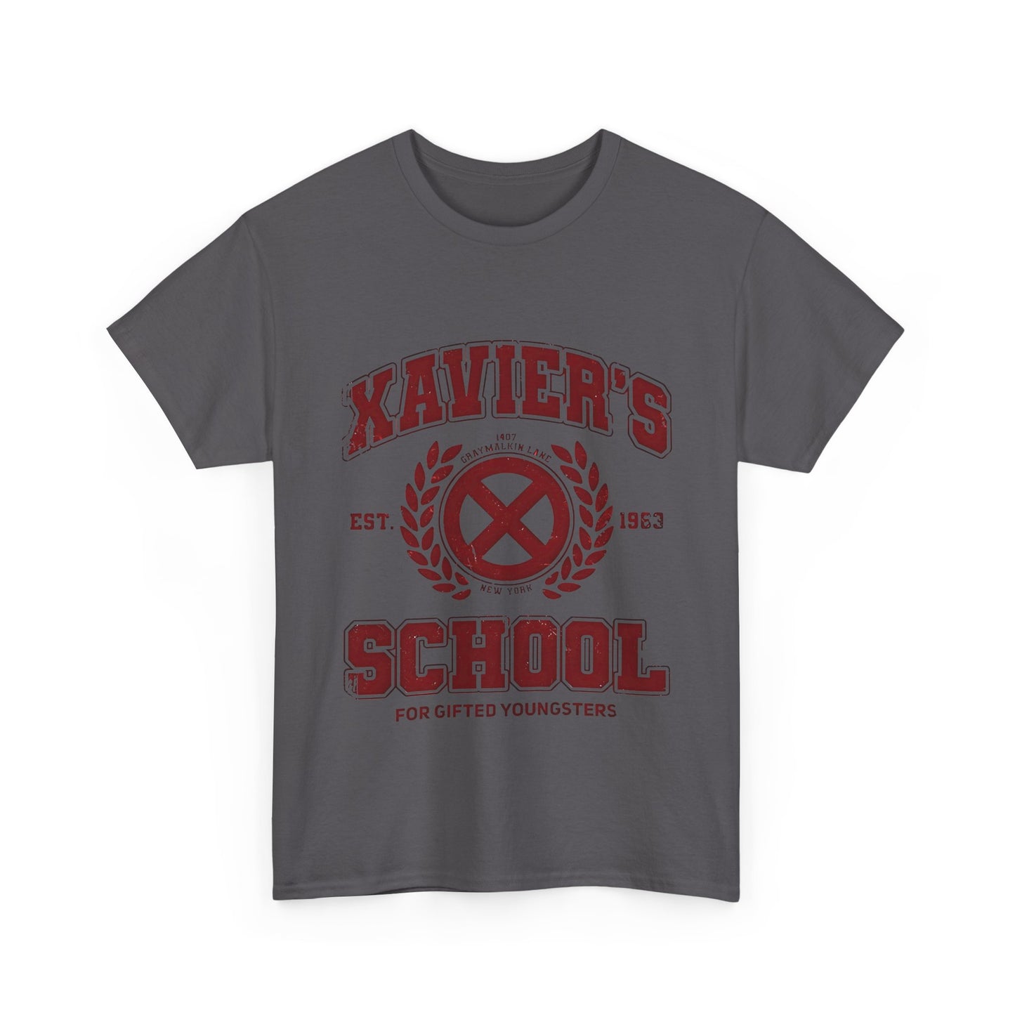 Xaviers school for gifted youngsters X-men Logo Graphic Unisex  Tee Shirt