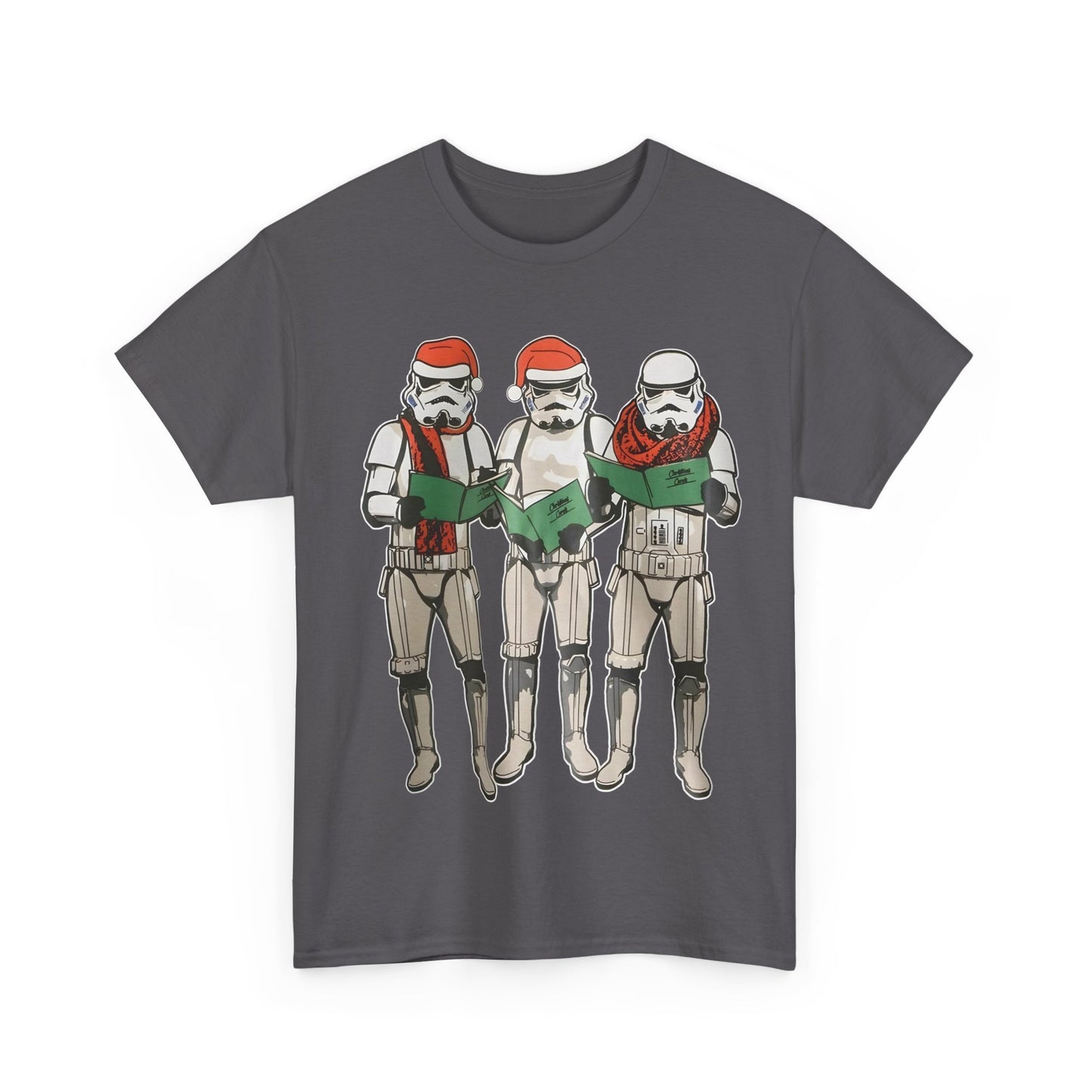 Carol Singing Stormtroopers Star Wars Graphic T-Shirt Urban Unisex Cotton Tee