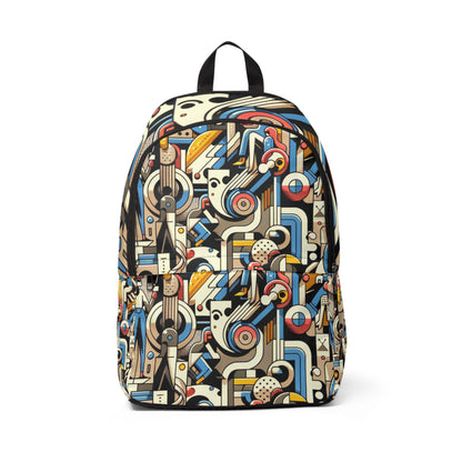 Luxurious Stylish Modern Art Backpack by Dazzling Dreams Studio featuring vibrant cartoon motifs and trendy comic patterns, ideal for art enthusiasts and trendsetters looking for practicality and flair.