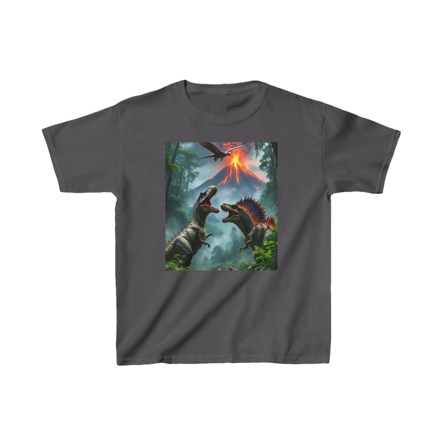 Kids Dinosaur Heavy Cotton Tee 16 colors