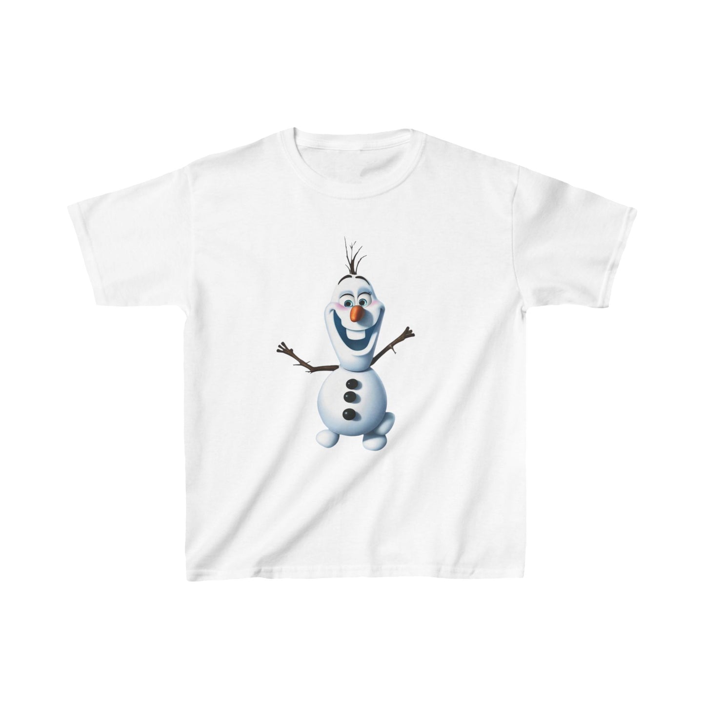 Kids Cute Frozen Olaf T shirt Heavy Cotton Tee 16 colors