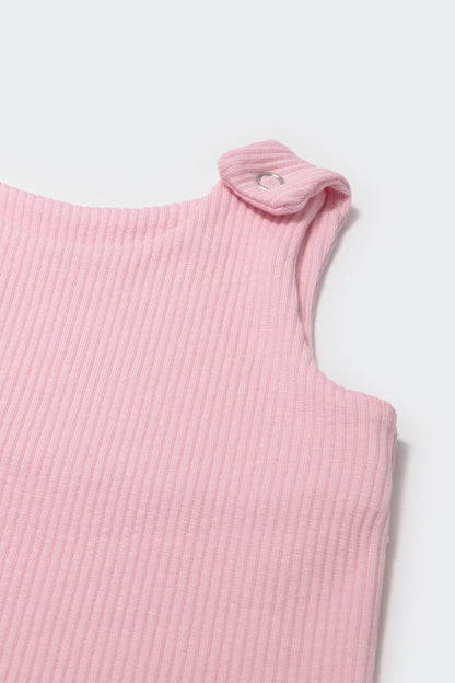 Elegant cotton baby dungarees with a stylish design, perfect for gifting, showcasing DreamBuy's rich texture and exceptional quality.