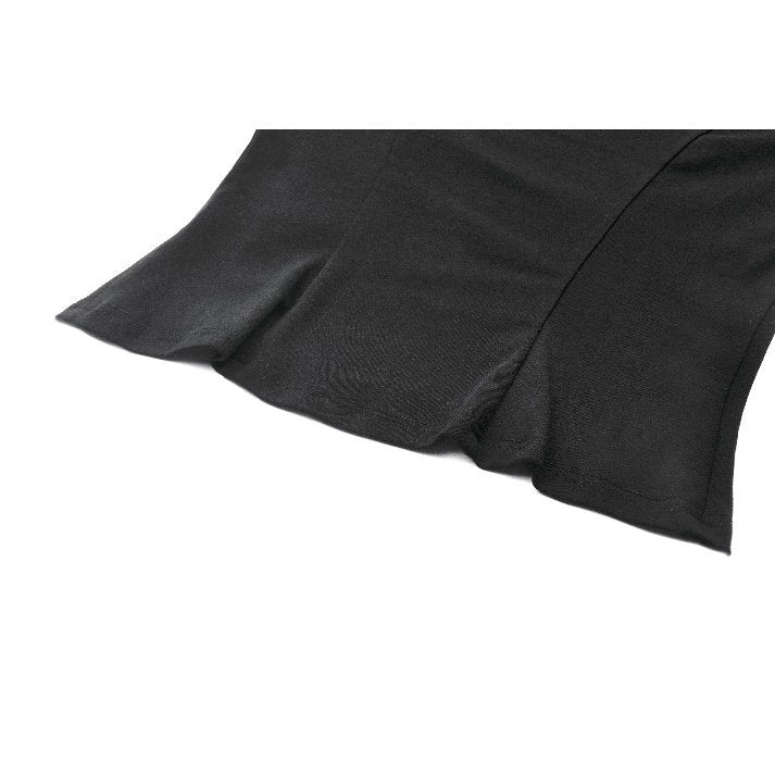 Elegant Dark In Love Seraphine Black Lace Off-Shoulder Top featuring delicate sweetheart neckline and grommet straps, perfect for alternative fashion enthusiasts.