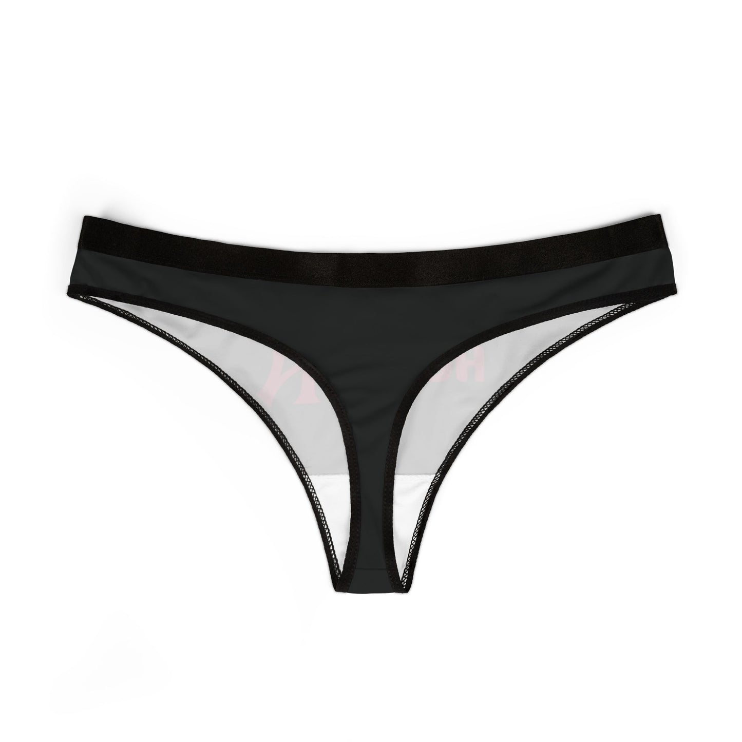 WOMEN'S NAUGHTY THONG PANTIES WITH "HORNY" GRAPHICS – CHEEKY & SEDUCTIVE DESIGN