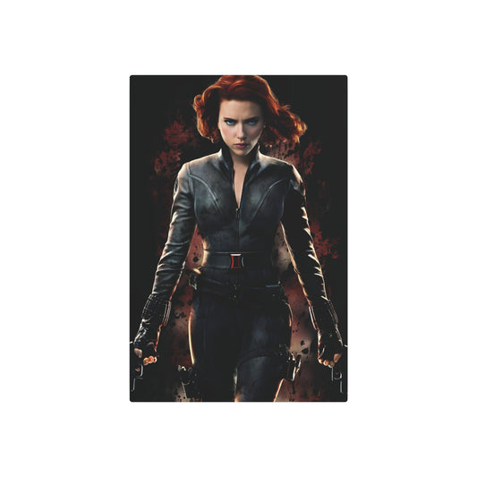 Marvel Black Widow Metal Art Poster