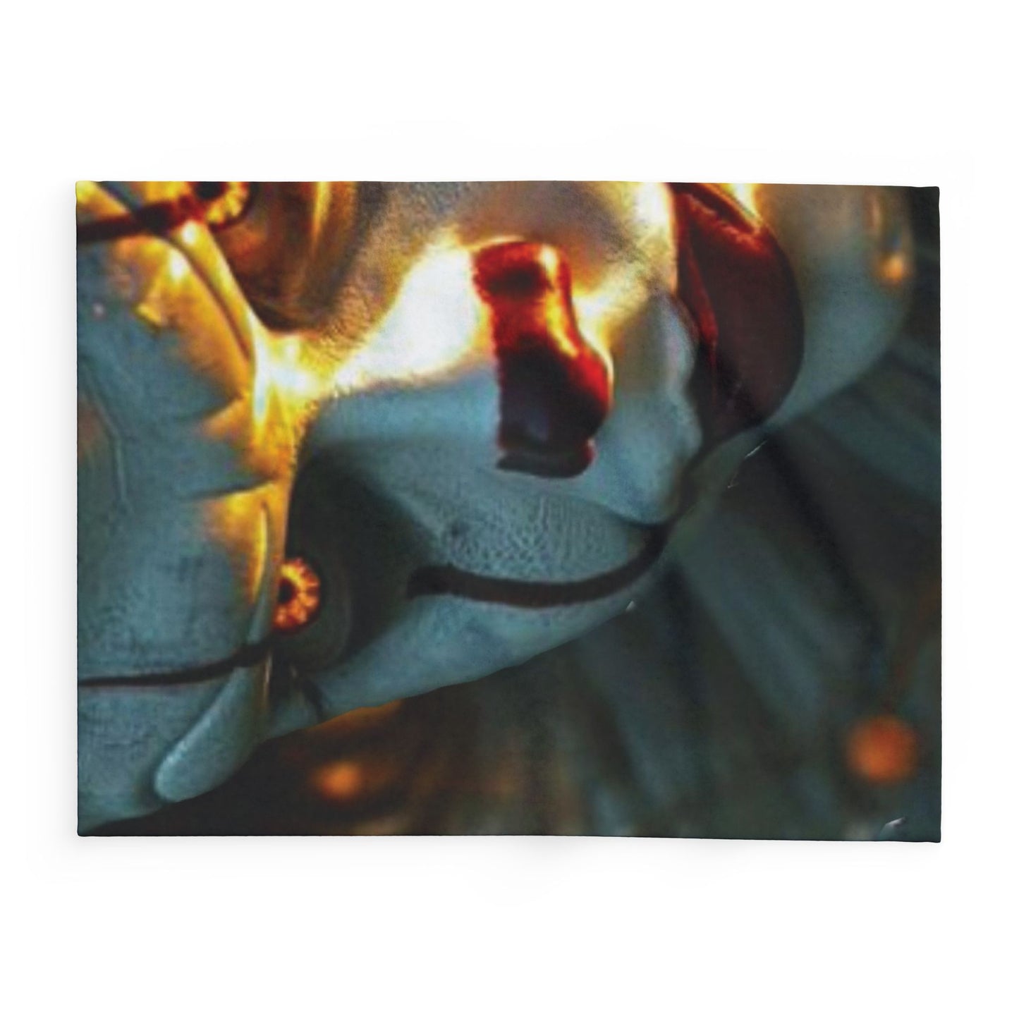 Decorative and Warm Halloween  Pennywise IT Arctic Fleece Blanket 3 Sizes