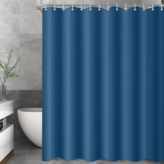 Lerores shower curtain, 200 x 200 cm, dark blue, weighted...