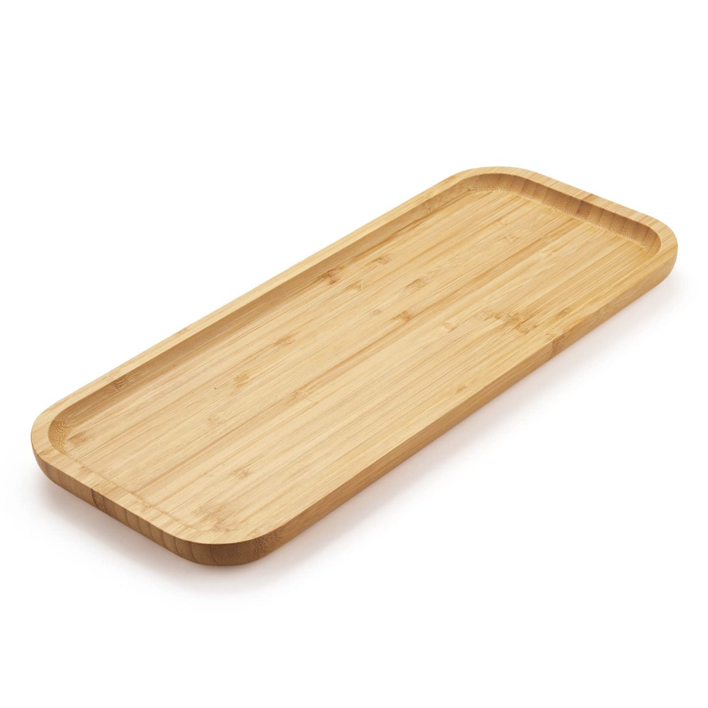 Bamboo Vanity Tray, Bathroom Counter Tray, Toilet Tank Top Tray for Organizing and Decor Display, 14.2 x 6 x 0.8 inch