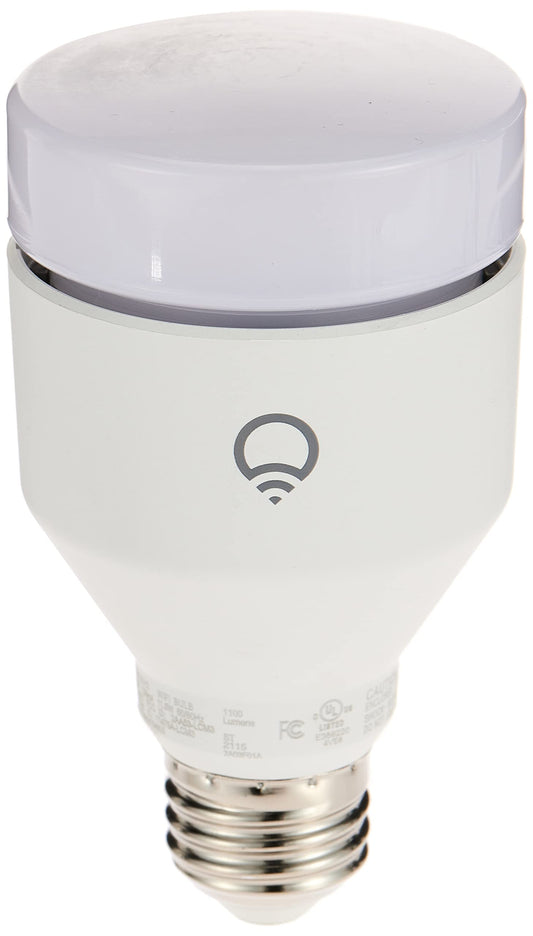 LIFX Color, A19 1100 lumens, Wi-Fi Smart LED Light Bulb, Billions of Colors and Whites, No Bridge Required, Compatible with Alexa, Hey Google, HomeKit