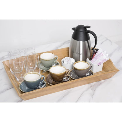 Olympia Kiln Cappuccino Cup - Ocean - Porcelain - 230 ml 8 Oz - 6 pc