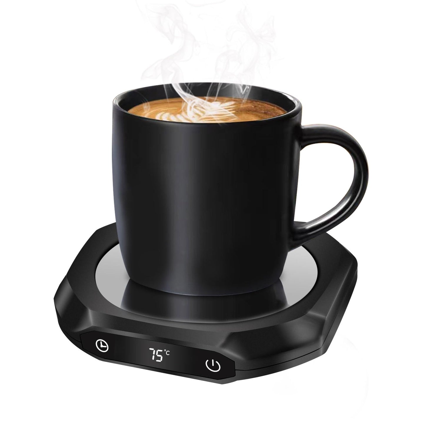 Mug Warmer,MQUPIN Coffee Warmer for Desk with 3 Temperature Settings (55?/65?/75?), Cup Warmer for Tea, Milk with 1-12H Auto-off, Coffee, Tea and Milk