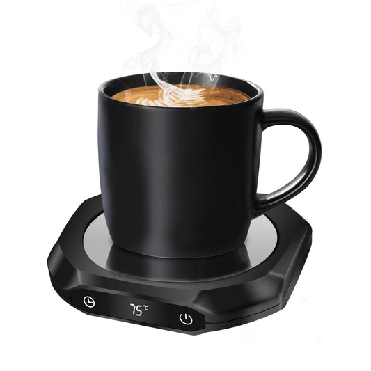 Mug Warmer,MQUPIN Coffee Warmer for Desk with 3 Temperature Settings (55?/65?/75?), Cup Warmer for Tea, Milk with 1-12H Auto-off, Coffee, Tea and Milk