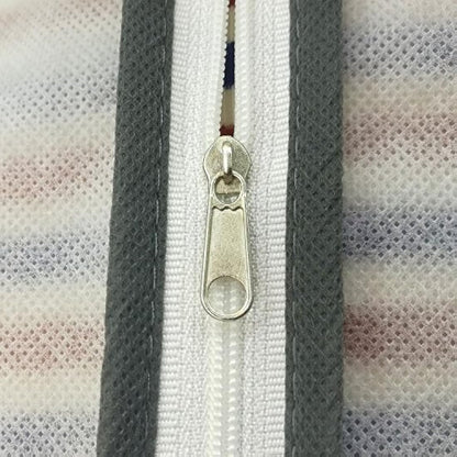 TUKA 71" Breathable Garment Cover High Quality, 180 x 58 cm Wedding Gown Dress Clothes Bag, for Wedding Dress evening dress, suit coat, long clothes. Long Zip. White with Black Cover TKB1005 Black