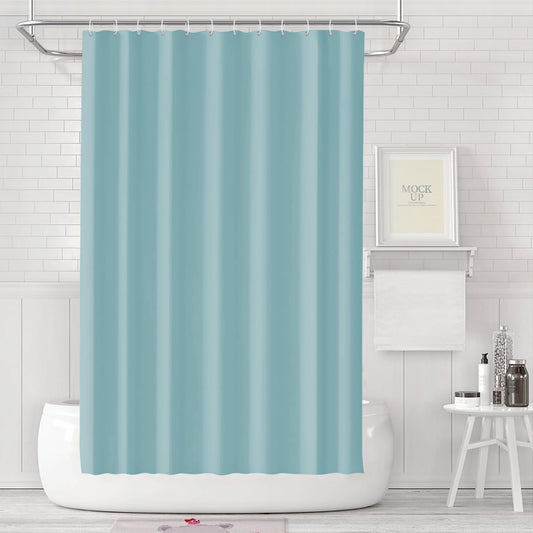 LUKDUNG 180 x 180 cm Bath Curtain, Shower Curtain Anti-Mould in Bathroom, Curtain for Bathtub Shower Made of Plastic, Waterproof, Washable, Washable