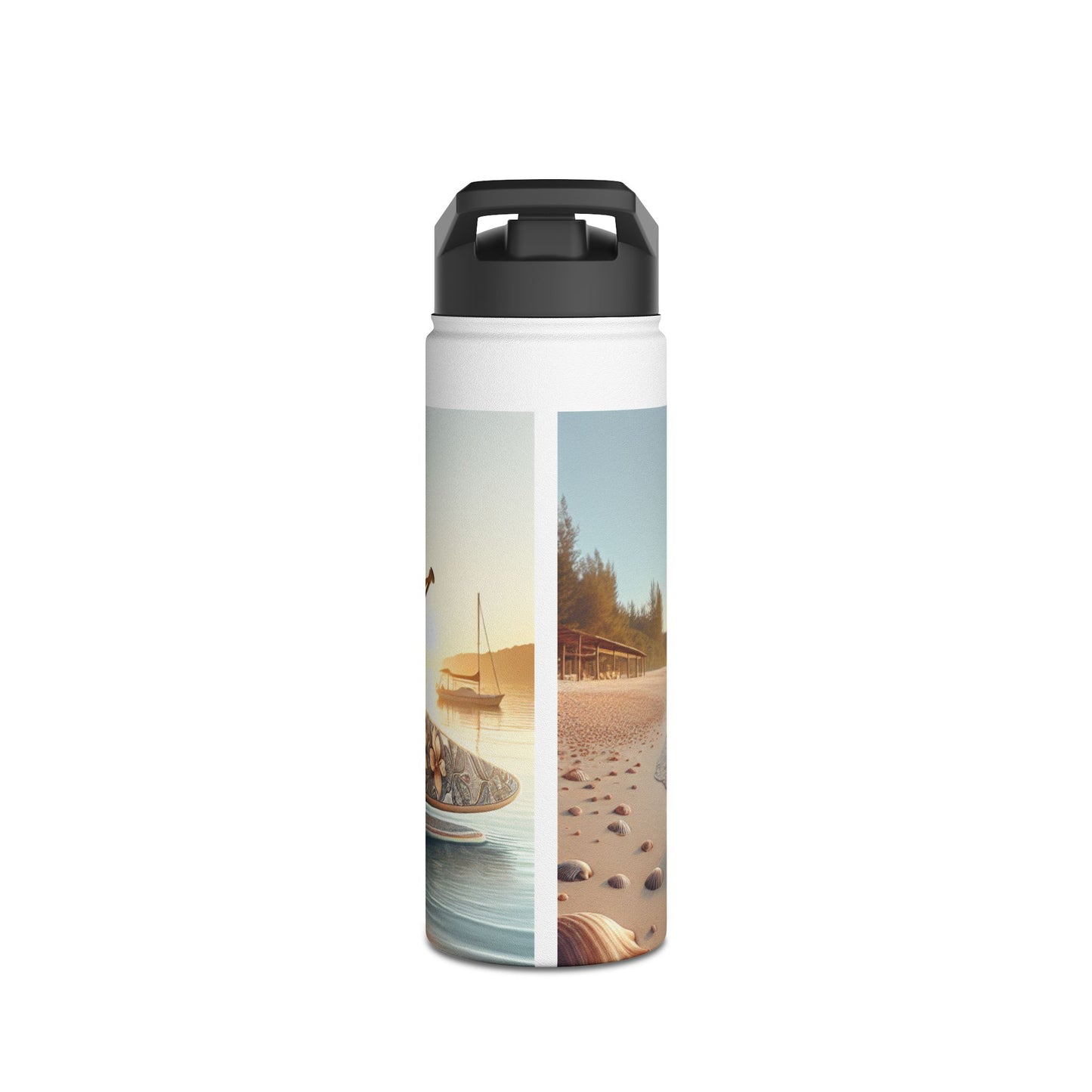 Fantasy Paddleboarding Stainless Steel Water Bottle, Standard Lid