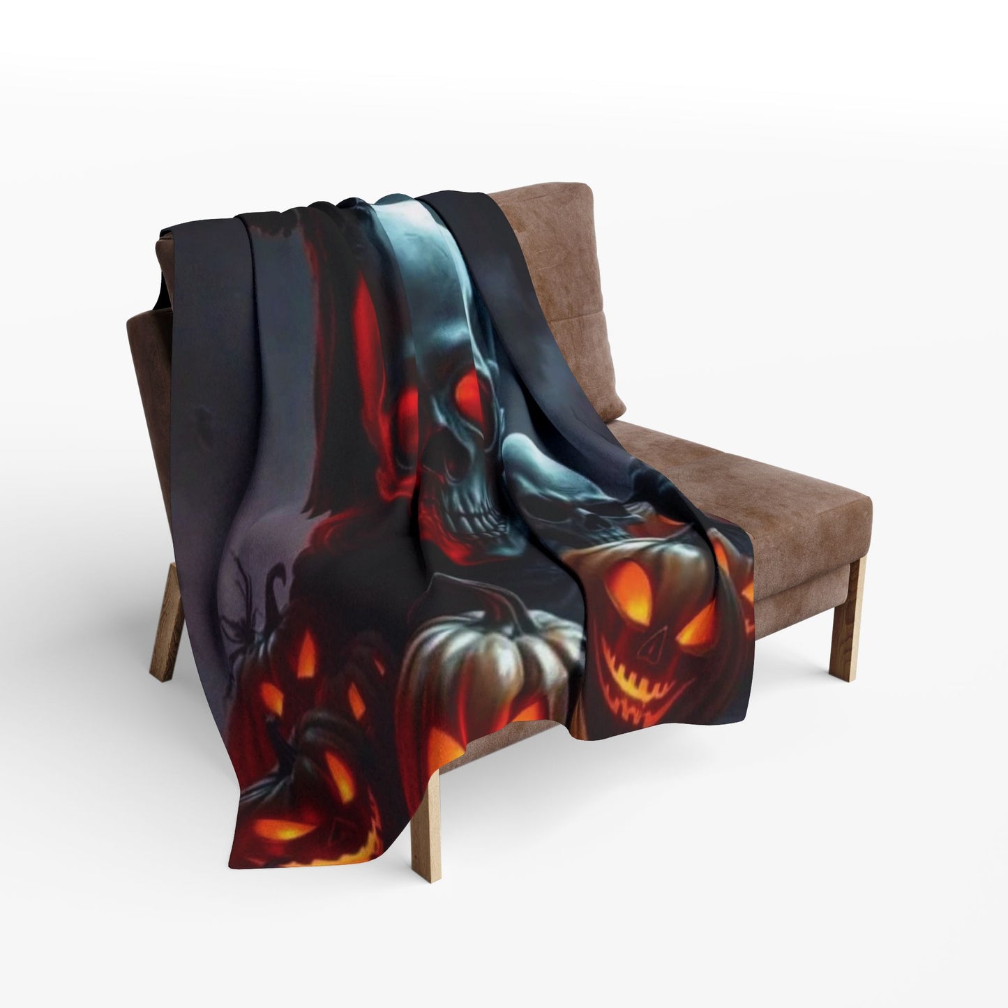 Decorative and Warm Halloween Spooky Arctic Fleece Blanket 3 Sizes