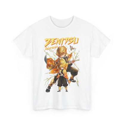 Stunning front view of the Tanjiro Kamado T-Shirt, adorned with unique anime graphic for bold statements.