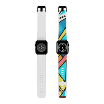 Fashionable and versatile Luxury DesignVibe Apple Watch Band featuring unique patterns, perfect for any occasion by Dazzling Dreams Studio.