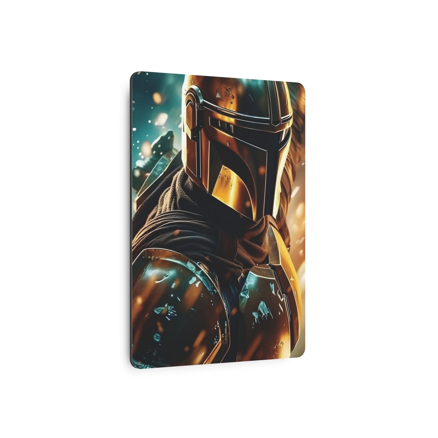 Mandalorian Star Wars Metal Art Poster