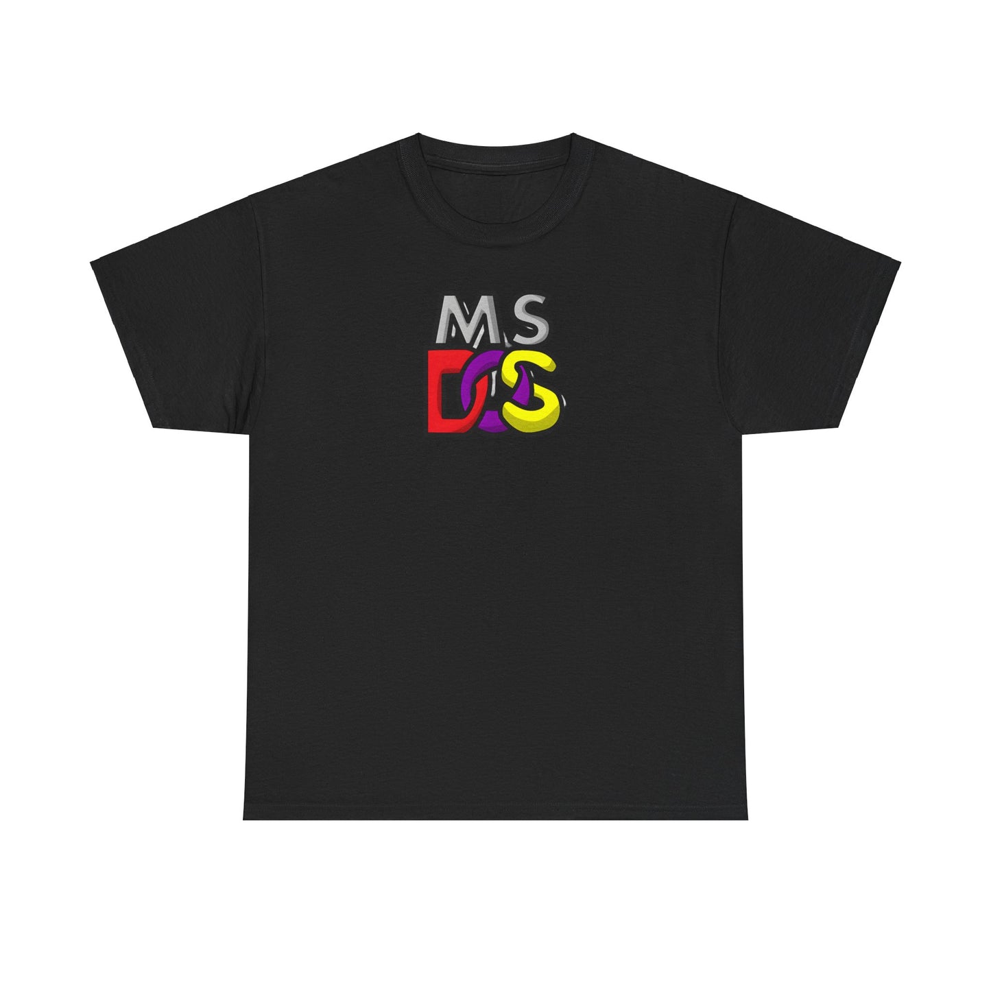 MS DOS Logo Graphic Tee Unisex