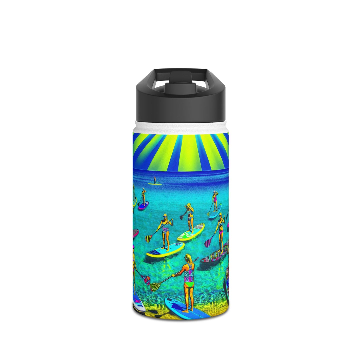 Fantasy Paddleboarding Stainless Steel Water Bottle, Standard Lid