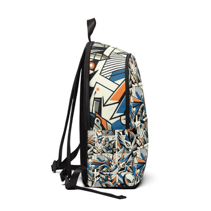 Artistic and trendy Pixelated Cartoon Character Backpack from Dazzling Dreams Studio with multiple compartments for organised storage, perfect for stylish outings.