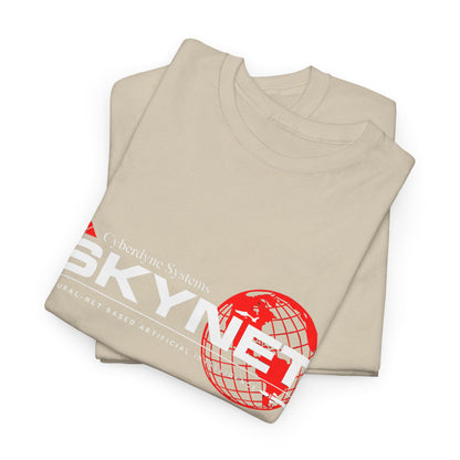 Skynet Terminator Graphic Cotton Funny Mens Womens Unisex Tee Shirt with a cheeky nod to the Terminator franchise, blending casual wear with iconic pop culture.