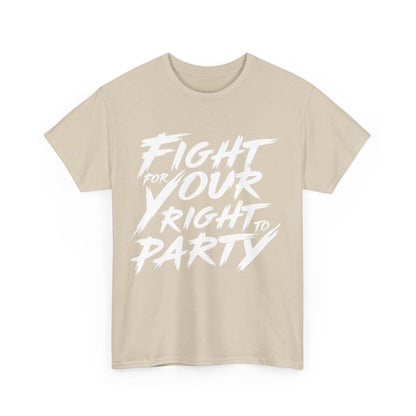 Premium Fight for Your Right Graphic T-Shirt featured in a minimalist style, capturing the essence of contemporary fashion.