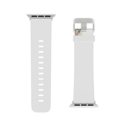 Luxurious pastel patterned GraphiZen Apple Watch Strap by Dazzling Dreams Studio, perfect for elevating any outfit.