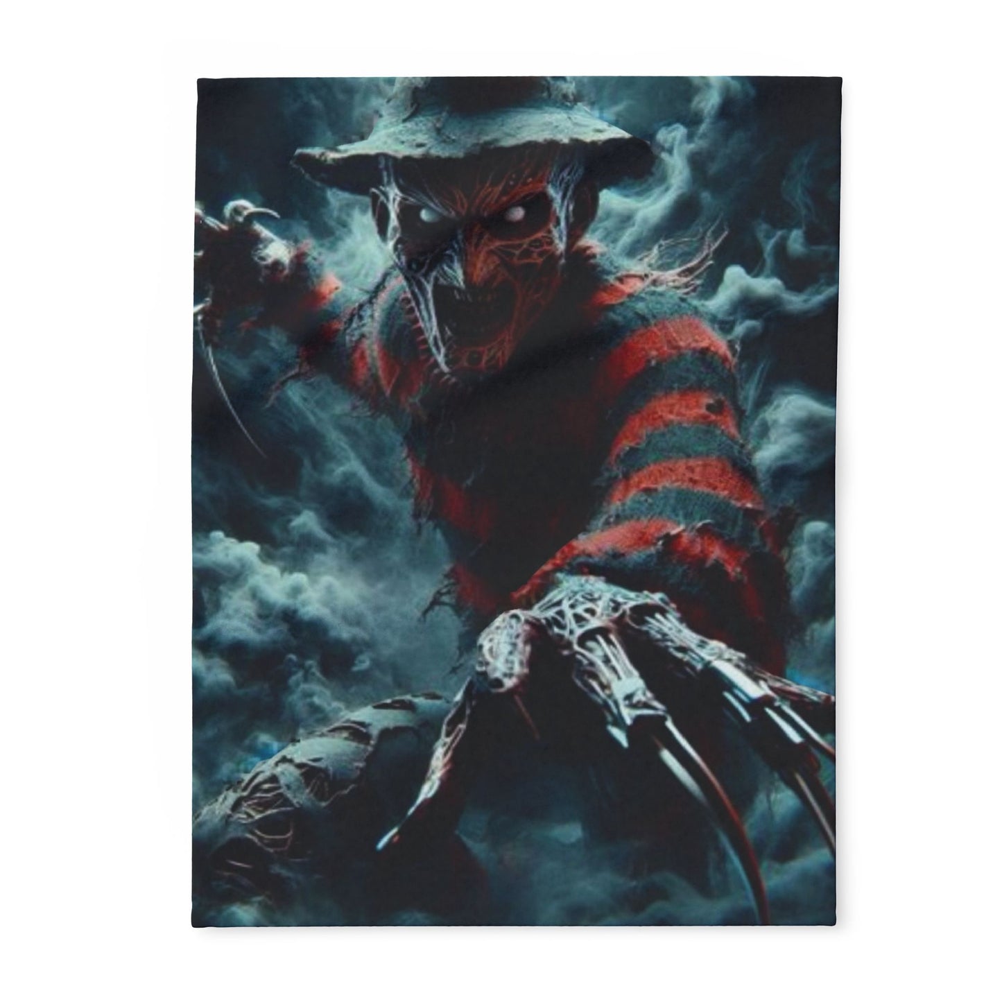 Halloween Freddy Kruegar Nightmare On Elm Street Arctic Fleece Blanket 3 Sizes