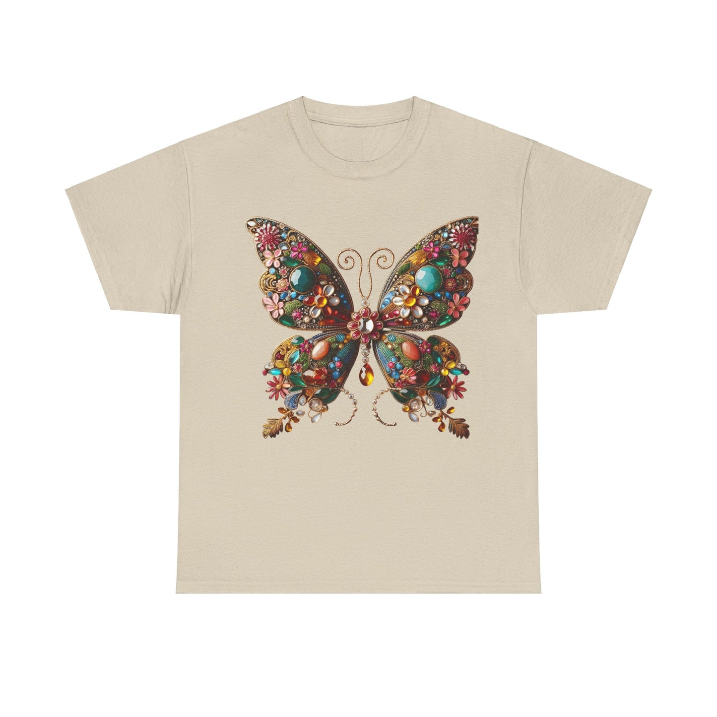 Enchanting Butterfly Brooch Unisex T Shirt Graphic Tee Unisex