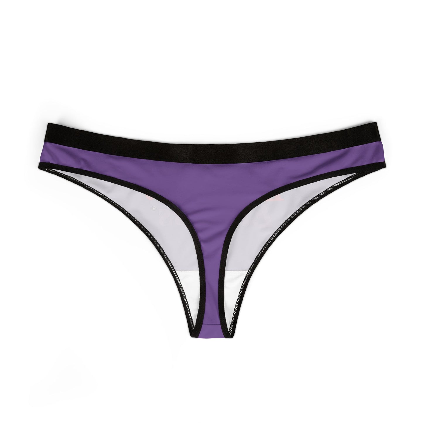 WOMEN'S CHEEKY THONG PANTIES WITH "LIVE FAST EAT A$$" SLOGAN SEXY & NASTY DESIGN