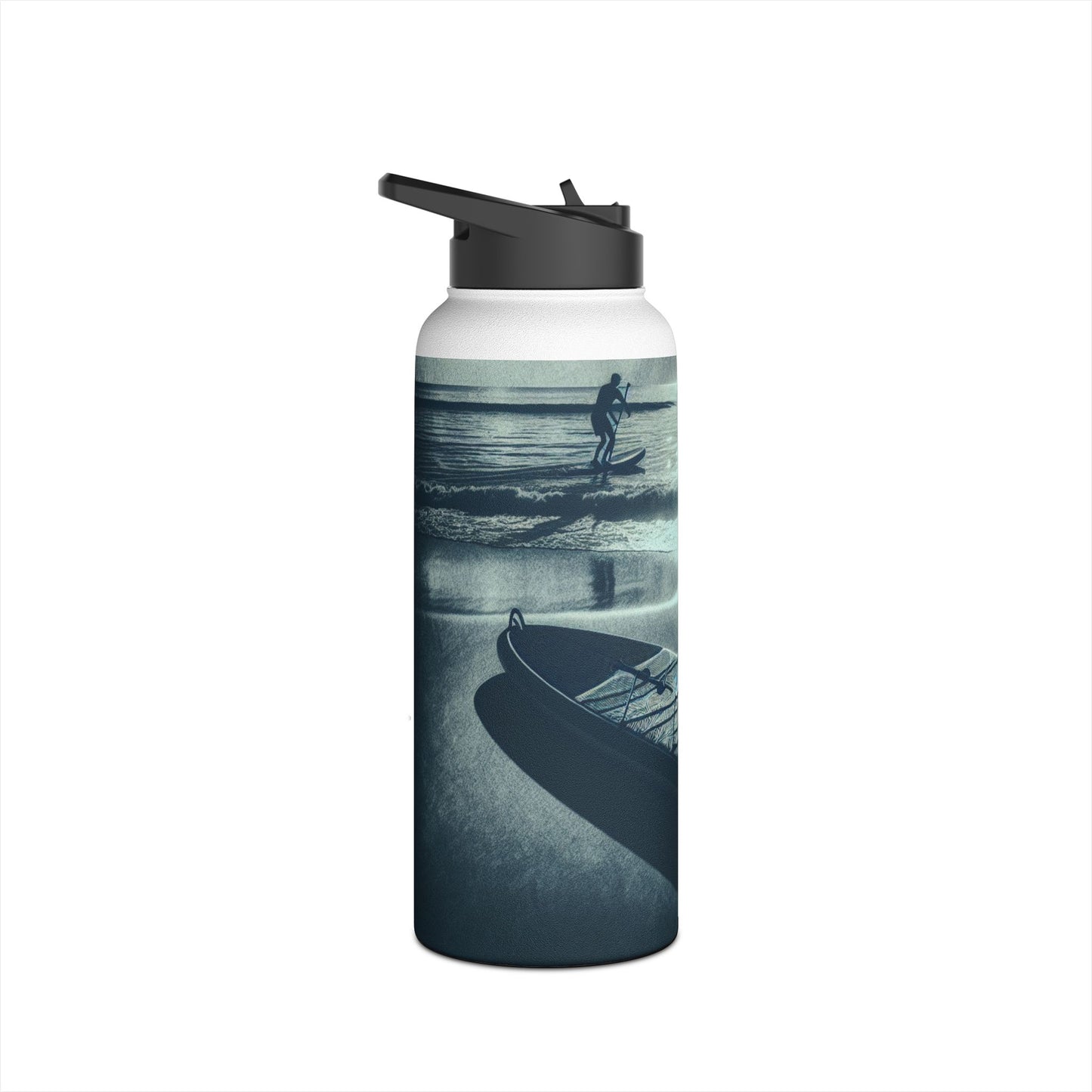 Fantasy Paddleboarding Stainless Steel Water Bottle, Standard Lid