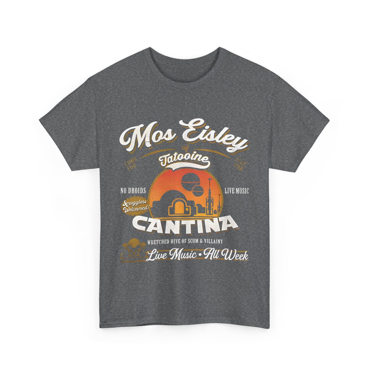 Star wars Mos Eisley Cantina Graphic T-Shirt Urban Unisex Cotton