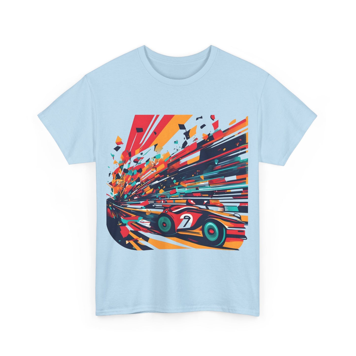 Retro Racing Vintage  Car Graphic T-Shirt, Urban Streetwear Top, Unisex Cotton