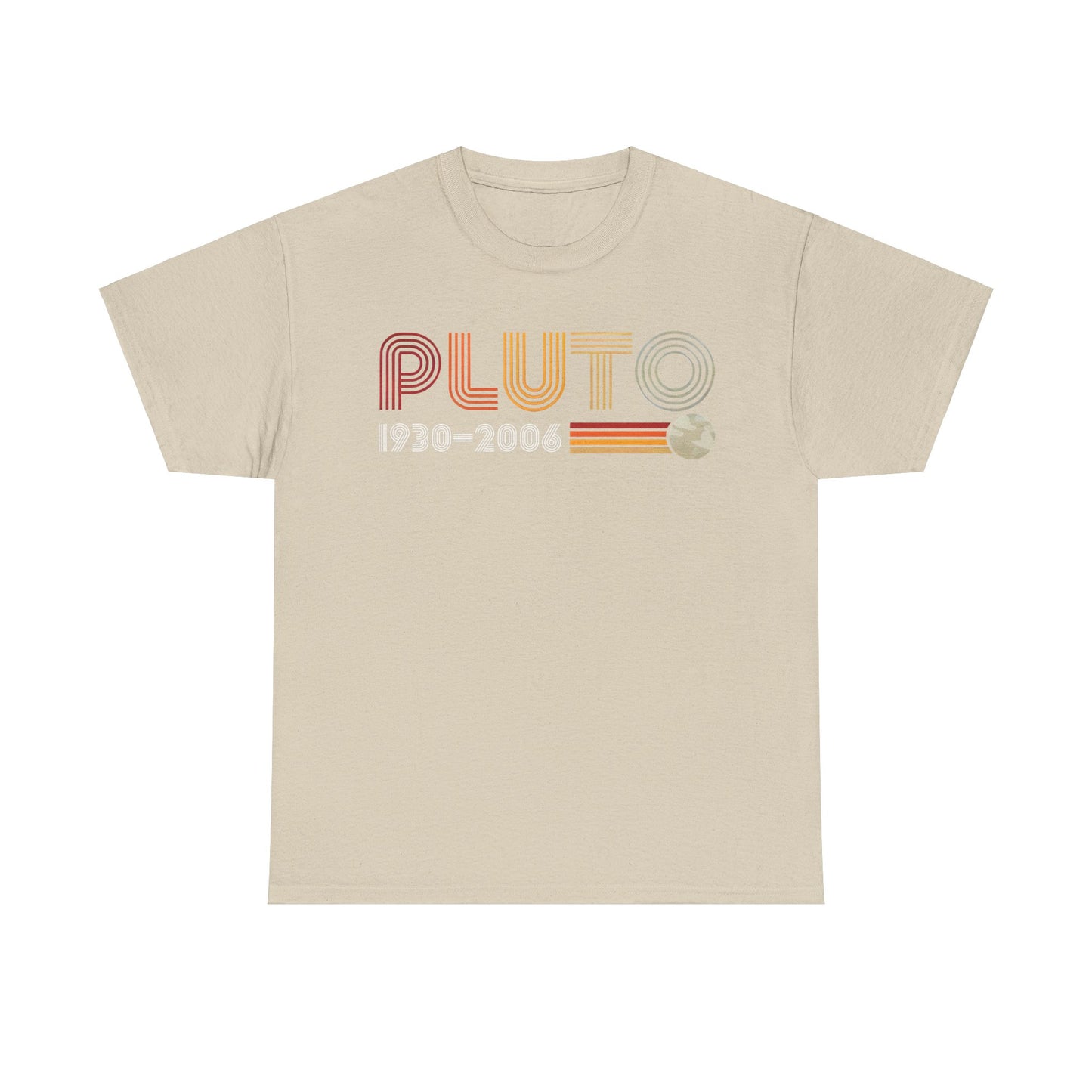 PLUTO Retro  Graphic Unisex  Tee Shirt